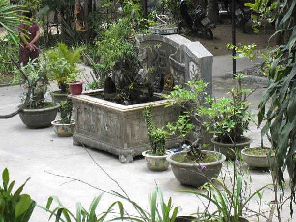 istock Vietnam temple garden 470183276