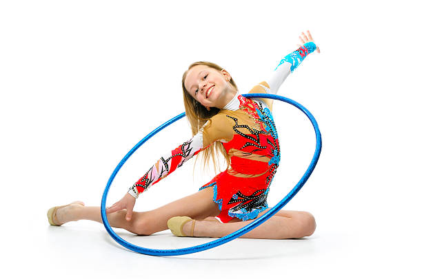 istock Gymnast with the hoop 470184995