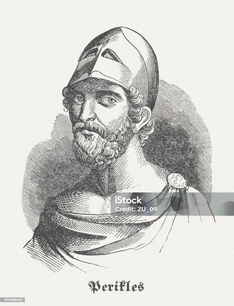 Von Perikles (c. 495 – 429 BC) - Lizenzfrei Altertümlich Stock-Illustration