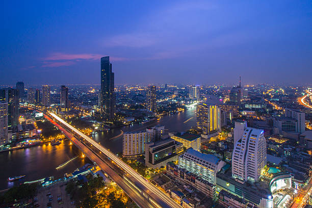 istock Bangkok city & Chao Phraya River 470186788