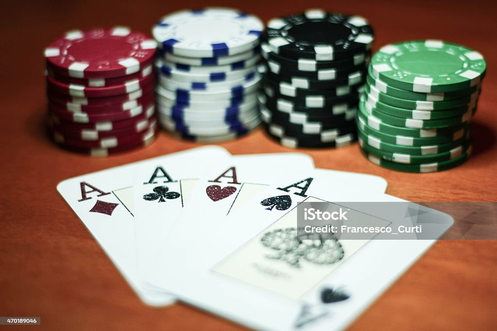 poker hand The best poker hand  2015 Stock Photo