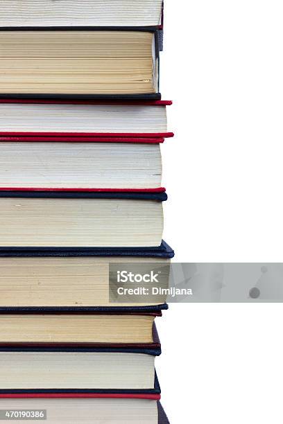 Pile Of Books Stock Photo - Download Image Now - 2015, Arrangement, Book