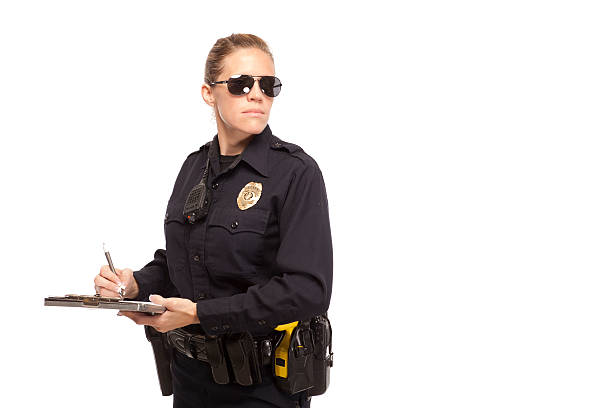 istock Police officer writing report 470193432