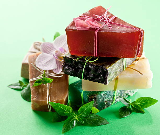 istock Pieces of natural soap. 470194822