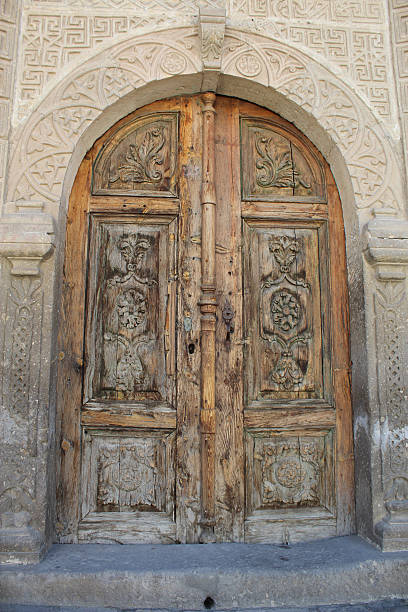 istock Cappadocia old wooden door 470195589