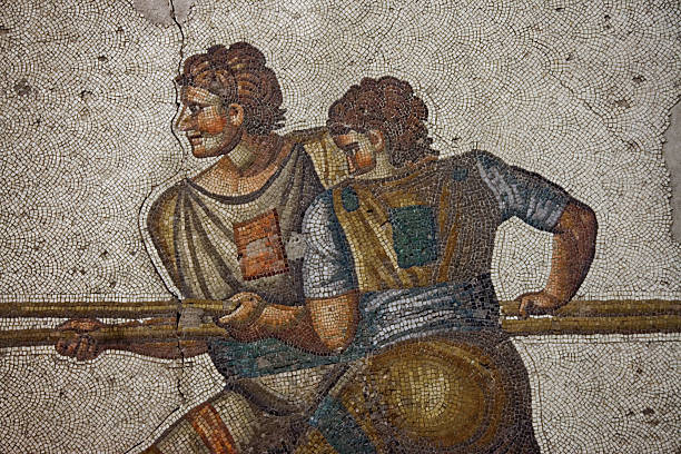 istock Magnigficent byzantine mosaic 470195909