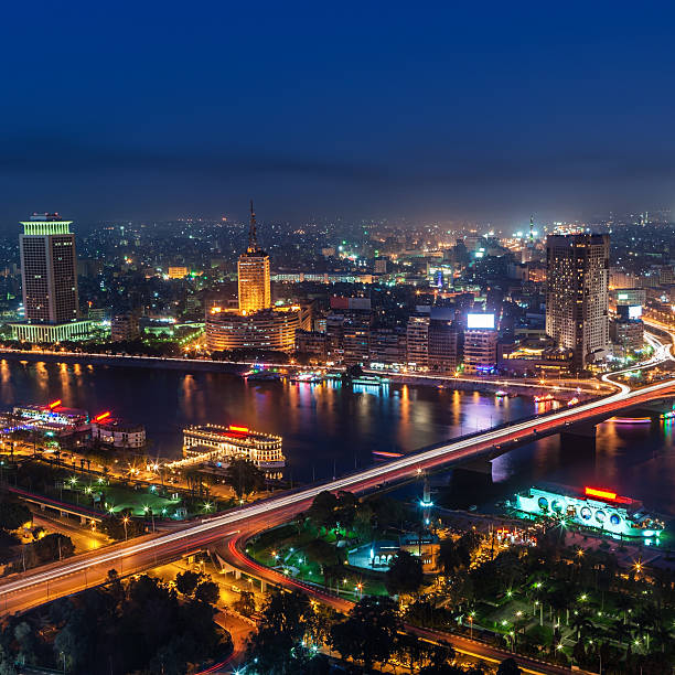 istock City skyline - Cairo at dusk 470196279