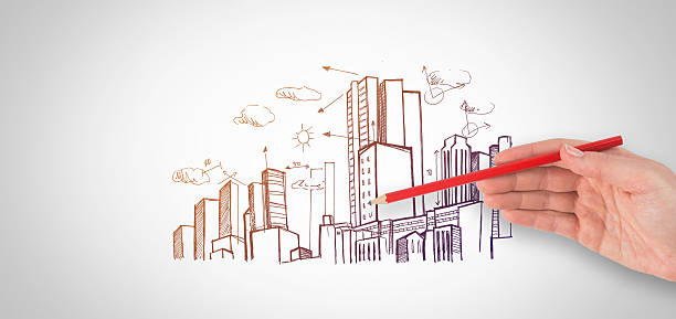 istock Composite image of hand holding red pencil 470198346