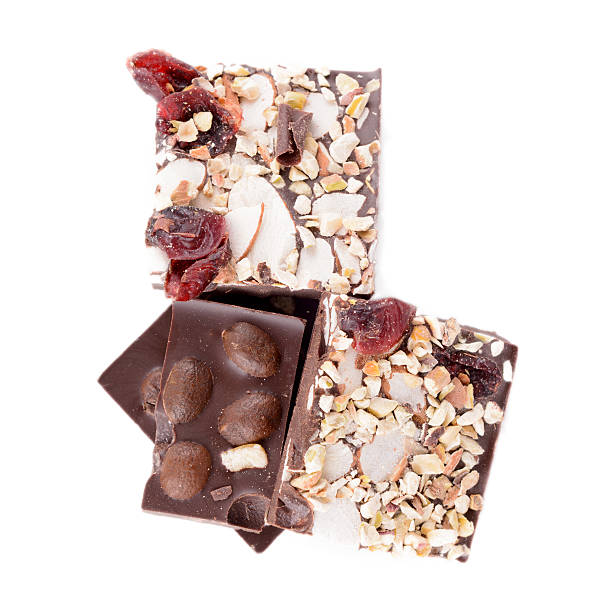 istock few pieces of chocolate on white background 470198666