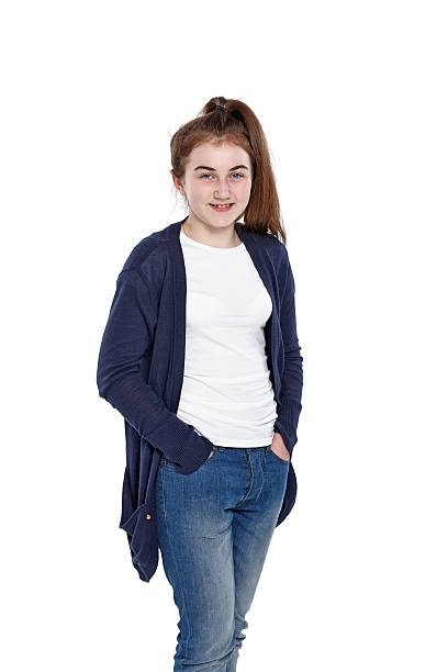 istock Beautiful young girl posing for camera 470201188