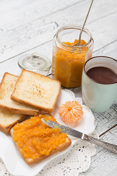 istock toast bread with jam on vintage wooden table 470203416