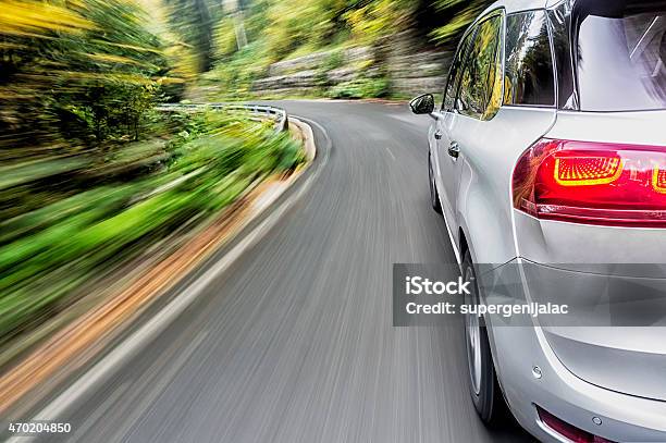 Driving A Car Stock Photo - Download Image Now - Car, Speed, Driving