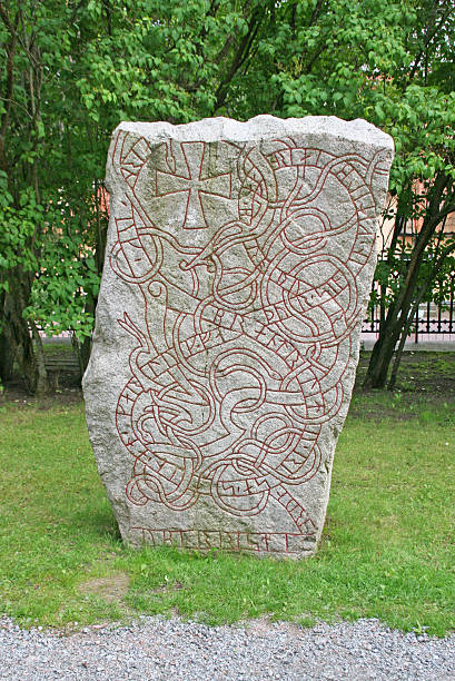 istock Rune Stone in Uppsala, Sweden. 470205113