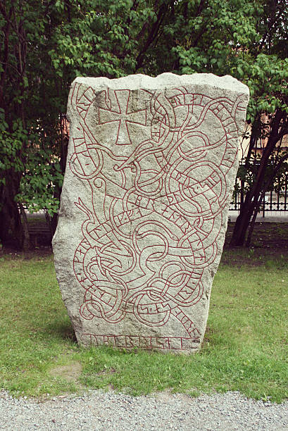 istock Rune Stone in Uppsala, Sweden. 470205785