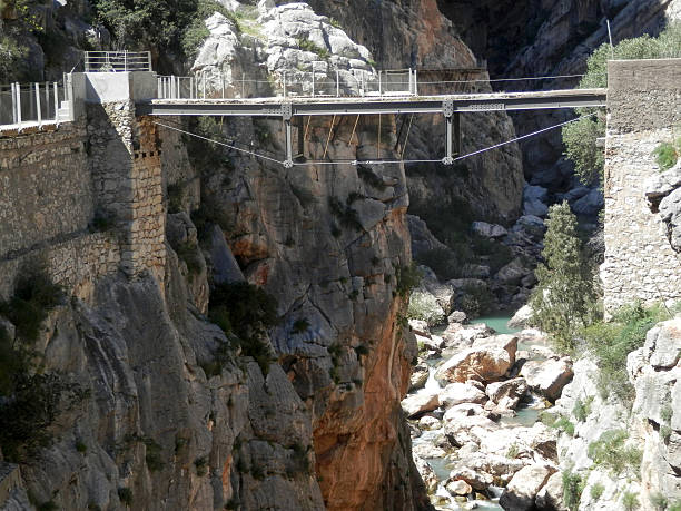 istock disused bridge in El Chorro National park 470206308