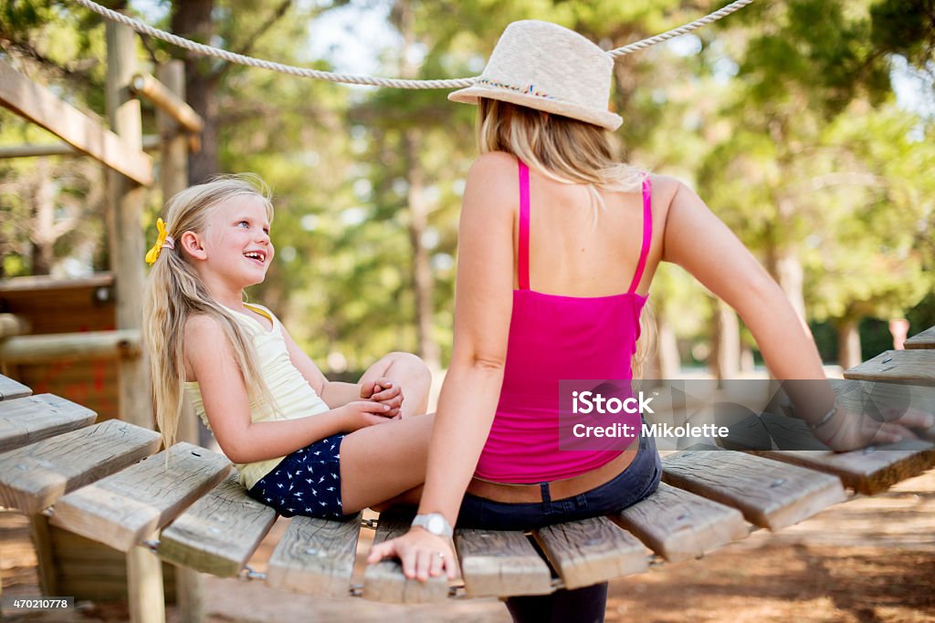 Children learn to smile from their parents Shot of a mother and daughter sitting outsidehttp://195.154.178.81/DATA/i_collage/pu/shoots/790859.jpg 2015 Stock Photo