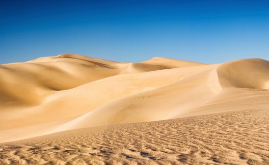 Sand dunes on Libyan Desert. The Sahara Desert is the world's largest hot desert.http://bem.2be.pl/IS/egypt_380.jpg