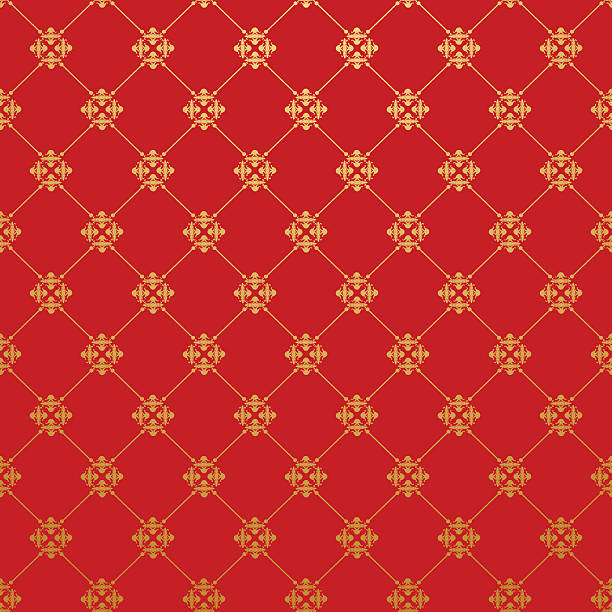 배경 배경기술 아르카디아 - silk textile red backgrounds stock illustrations