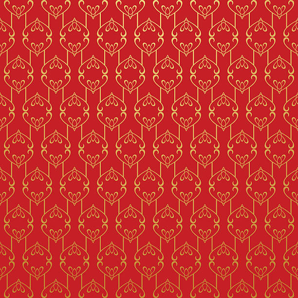 배경 배경기술 아르카디아 - silk textile red backgrounds stock illustrations