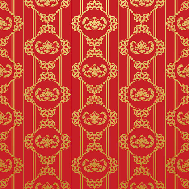 배경 배경기술 아르카디아 - silk textile red backgrounds stock illustrations