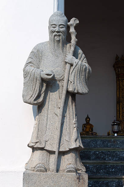 istock Chinese statue on front of the Buddhist temple 470221731