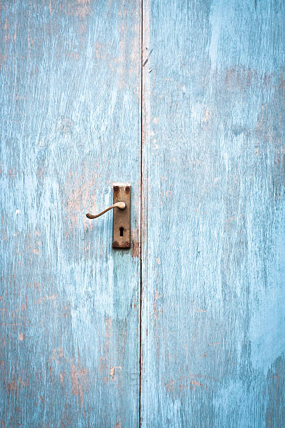 istock Wooden door 470221797
