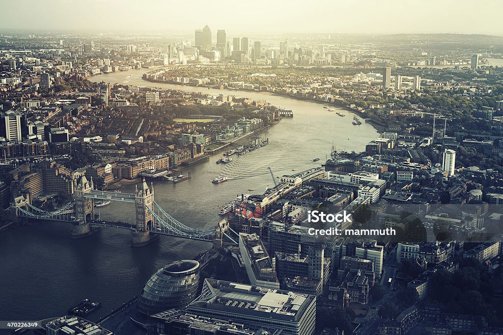 View of London Aerial view of London London - England Stock Photo