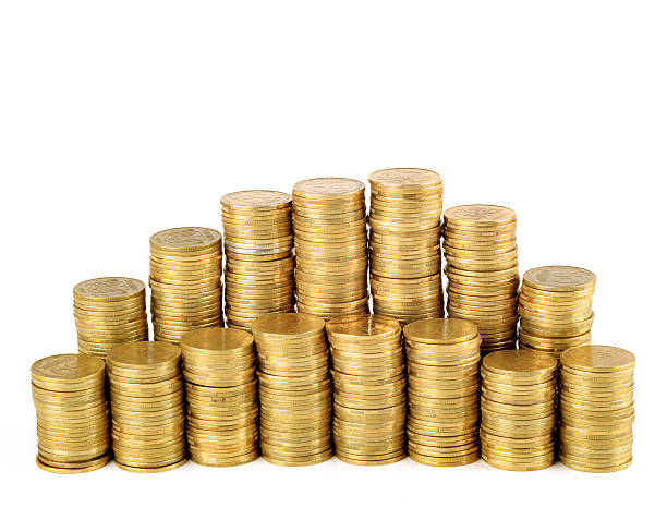 coins stock photo