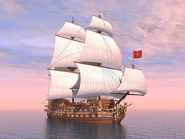 istock Ancient French Warship 470227971