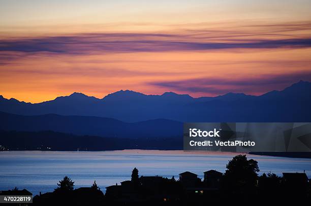 Puget Sound And Olympic Mountains Stock Photo - Download Image Now - Cloud - Sky, Cloudscape, Horizontal