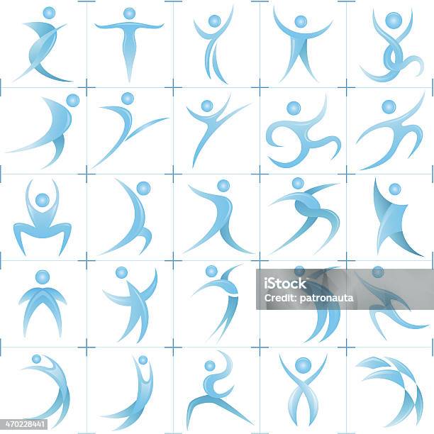 Human Logo Stock Illustration - Download Image Now - Logo, Abstract, People