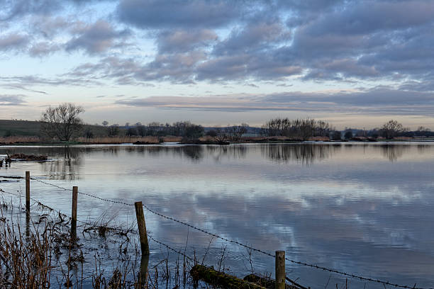 istock Flooded farmers field 470228617