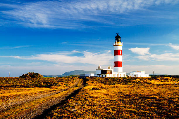 Point of Ayre Lighthouse Isle of Man Northern plains