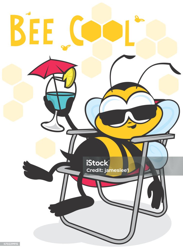 desconocido Periódico traductor Bee Cool Stock Illustration - Download Image Now - Bee, Sitting, Cocktail -  iStock