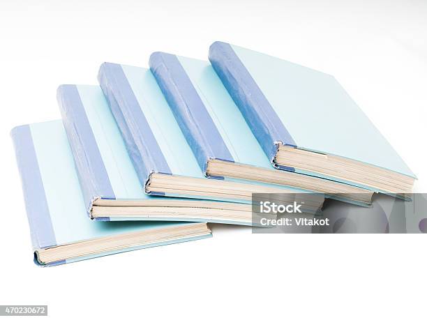 Stack Of Old Books Stock Photo - Download Image Now - 2015, Ancient, Antique