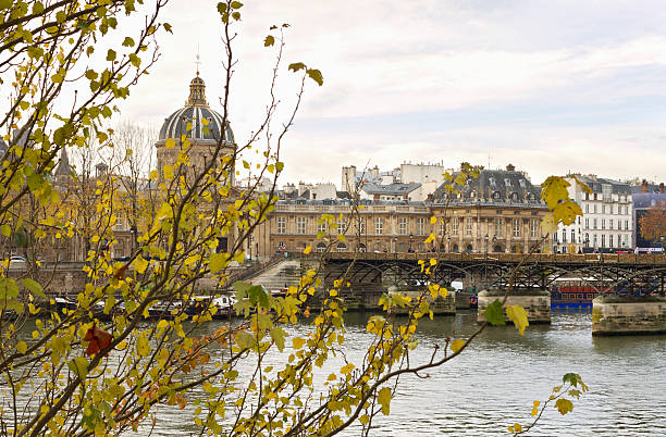 istock Bridge Pont des Arts across river Seine in Paris. 470230778