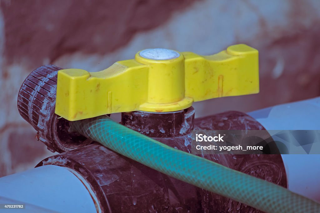 Plastic Water tap 2015 Stock Photo