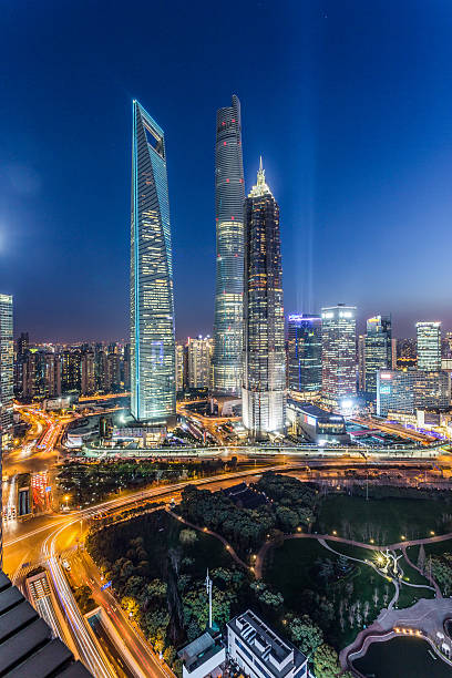 istock skyline,skyscrapers in modern city night 470231810