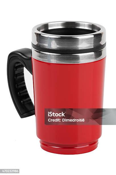 The Red Cup Thermos With Black Handle Stock Photo - Download Image Now - Coffee - Drink, Insulated Drink Container, 2015