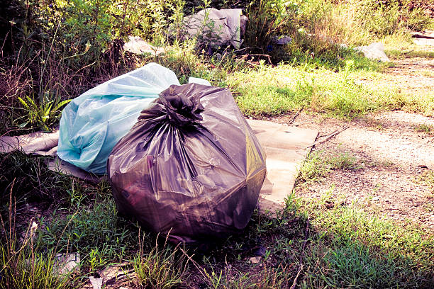 istock Illegally dumped rubbish in the country 470233078