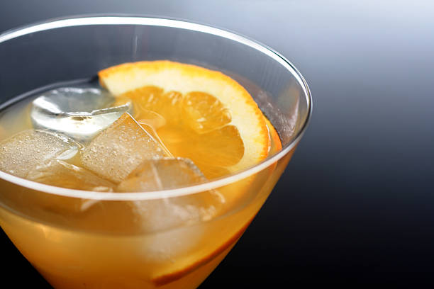 istock Studio shot of drink in martini glass 470235928