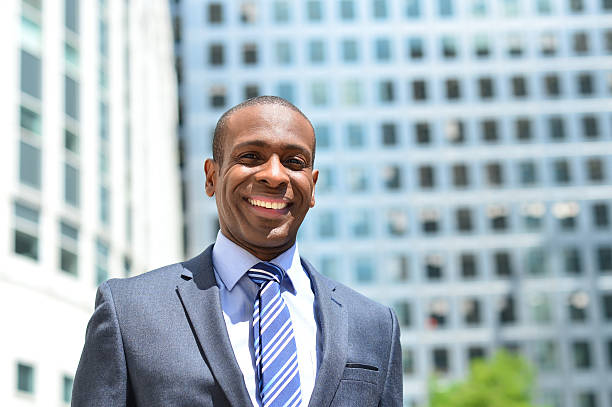istock Happy businessman posing at outdoors 470237050