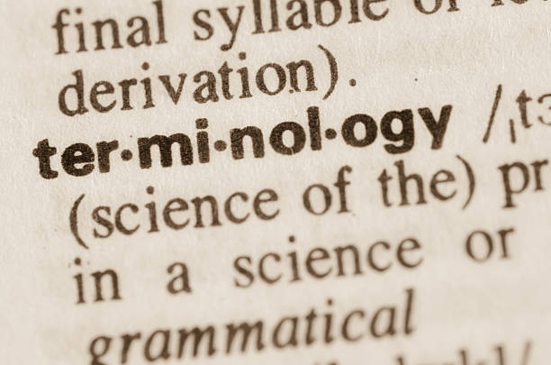 istock Dictionary definition of word terminology 470242434