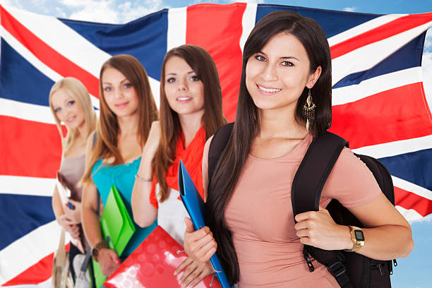 istock Group Of Happy College Students 470242784