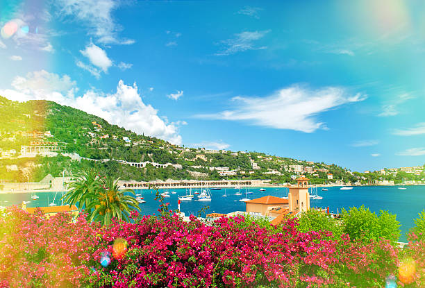 istock French riviera near Nice and Monaco. Mediterranean landscape 470244282
