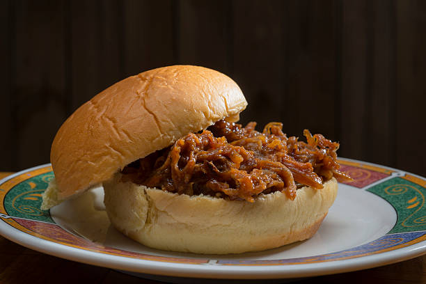 istock sloppy joe Sandwich on plate 470248811
