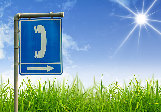 istock Traffic sign on green grass and blue sky. 470252093