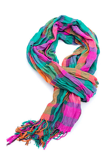 istock Female scarf isolated on white background 470252292