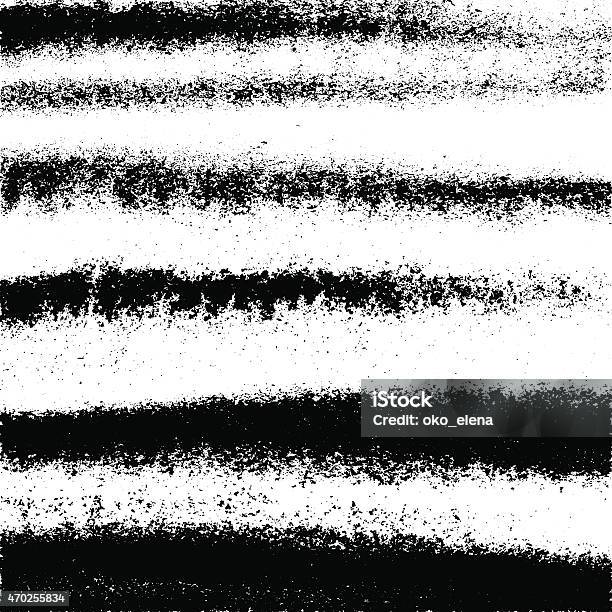 Black And White Grunge Texture Stock Illustration - Download Image Now - Striped, 2015, Abstract