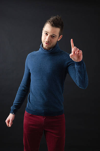 istock Handsome men doing different expressions in different sets of clothes 470265744
